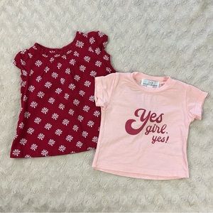 Baby Girl Tops Bundle Size 0-3 Months Bailey’s Blossoms Yes Girl